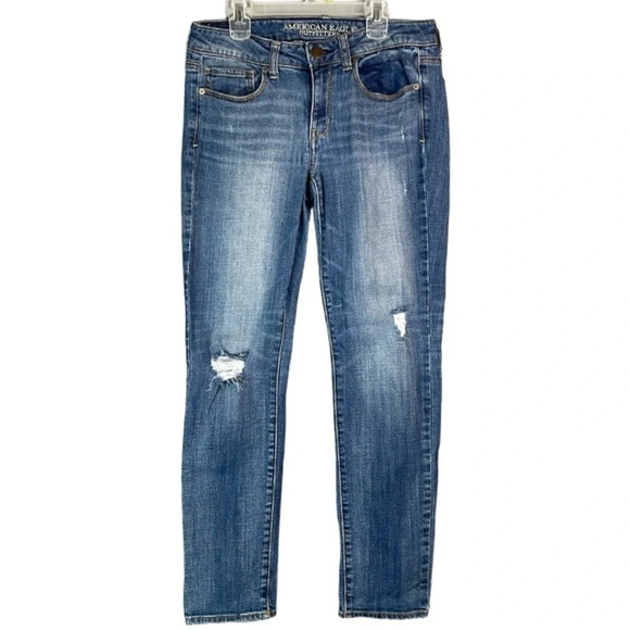 American Eagle Outfitters Blue Skinny Jeans - Picture 9 of 9